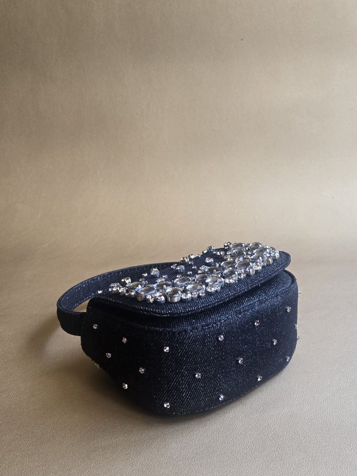 Crystal Denim Bag