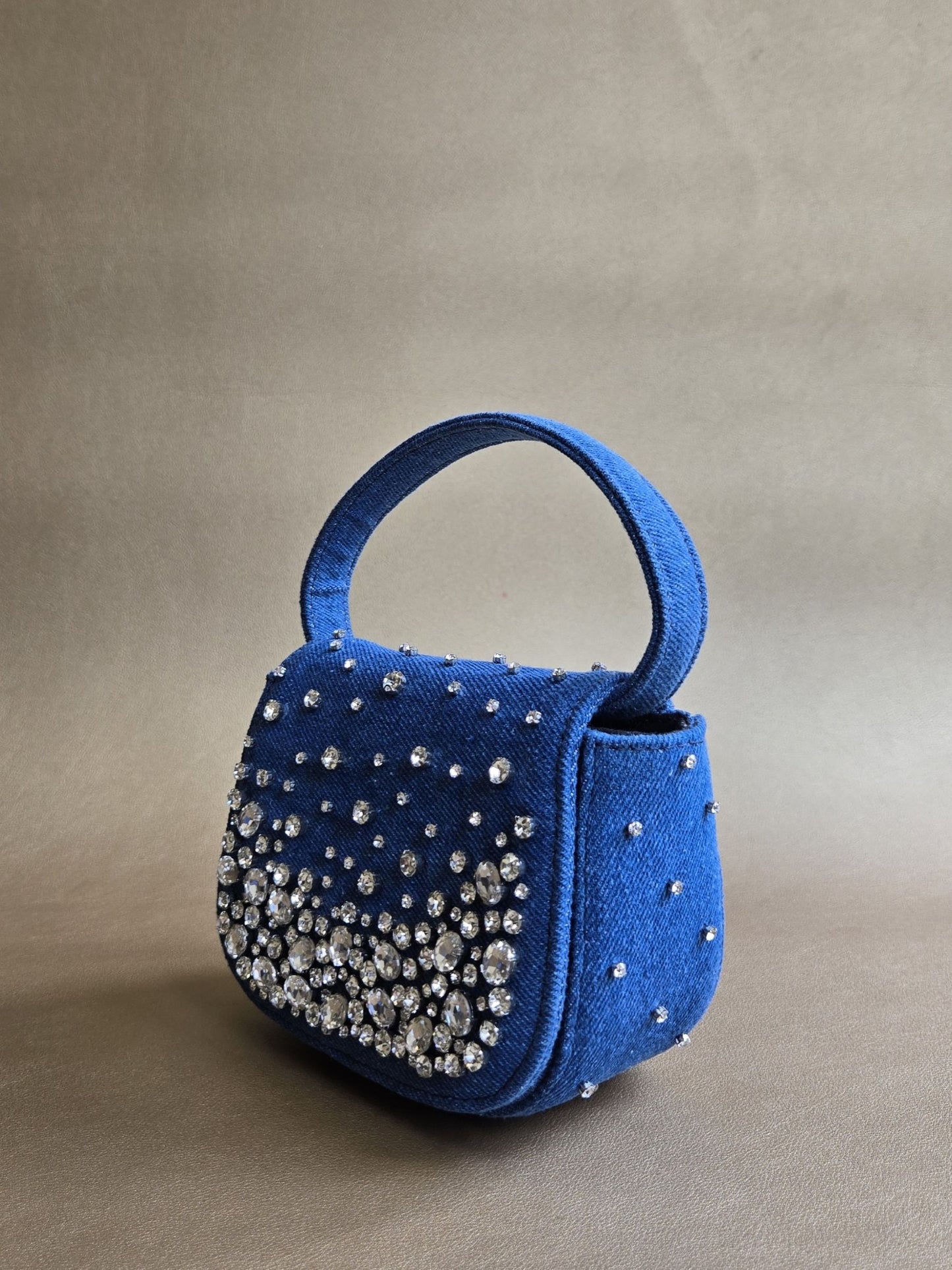 Crystal Denim Bag