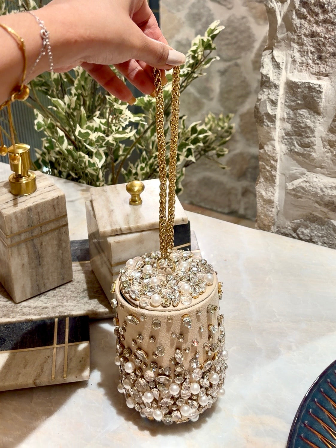 Crystal Capsule Clutch