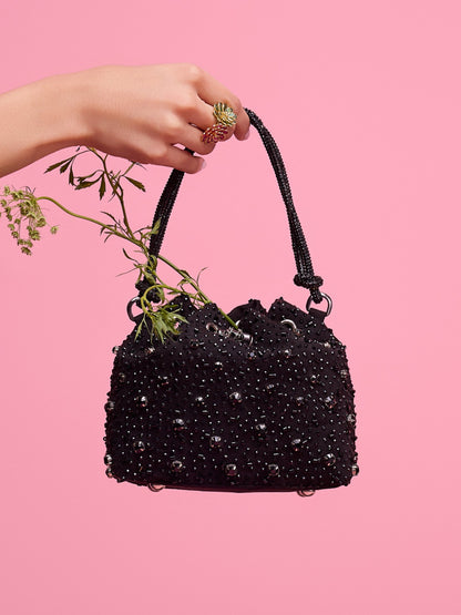 Starry Bucket Bag - Black
