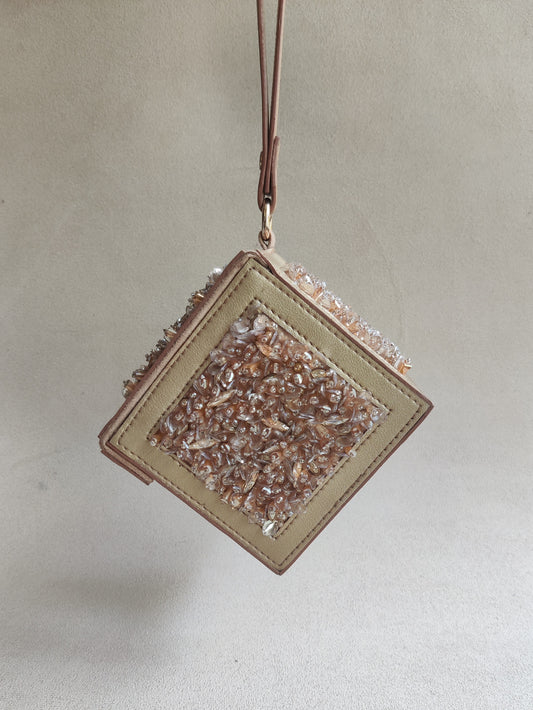 Cube Wristlet - Gold