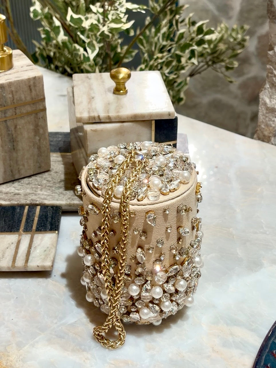 Crystal Capsule Clutch