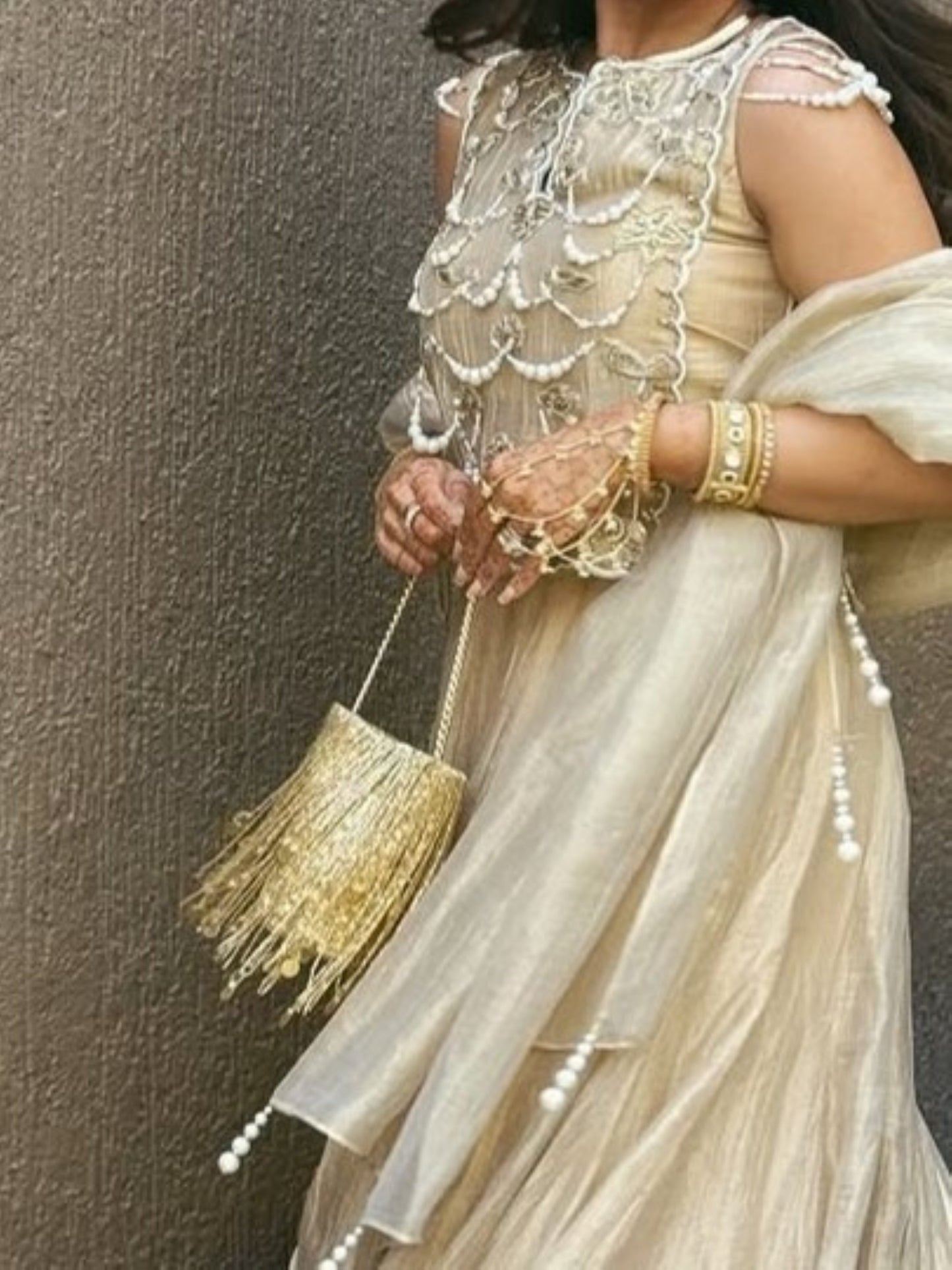 Shimmy Bag - Gold