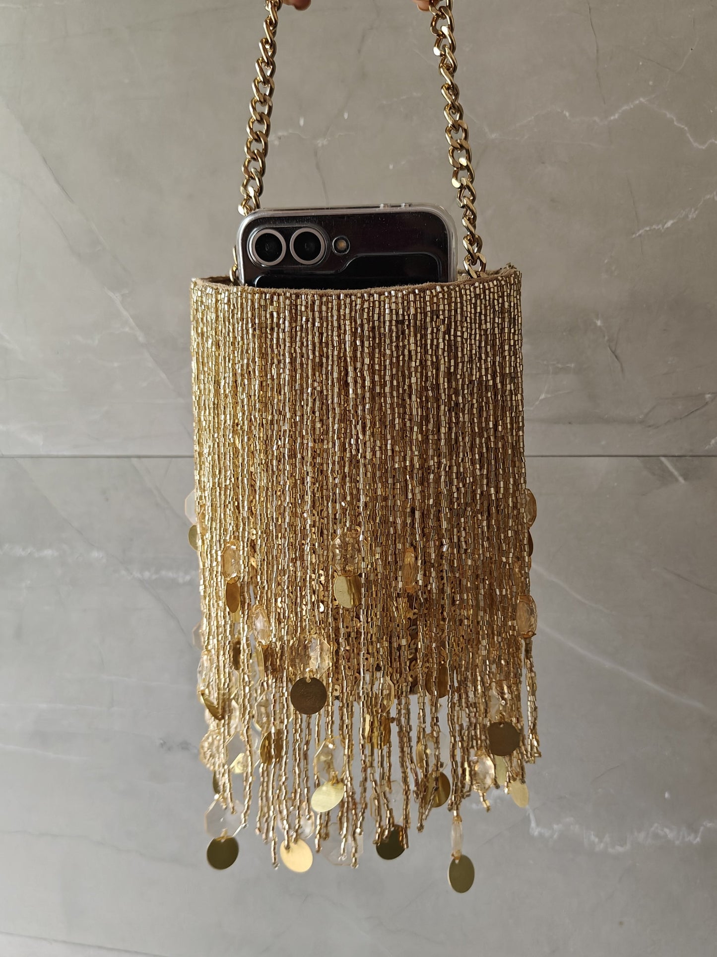 Shimmy Bag - Gold