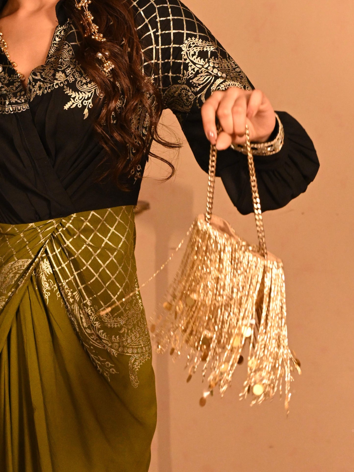 Shimmy Bag - Gold