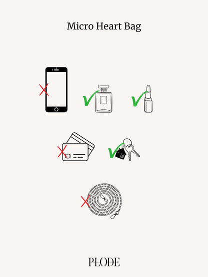 Micro Heart Bag
