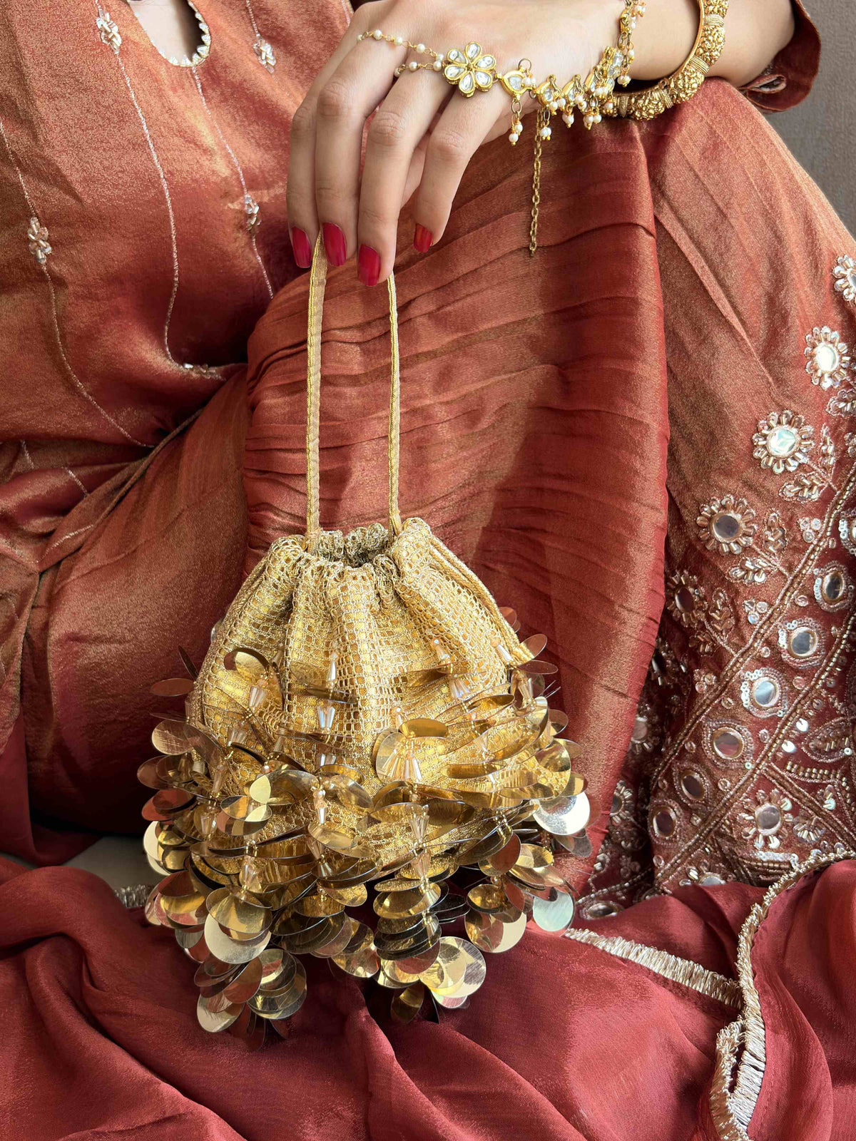 Gold Kaleera Potli