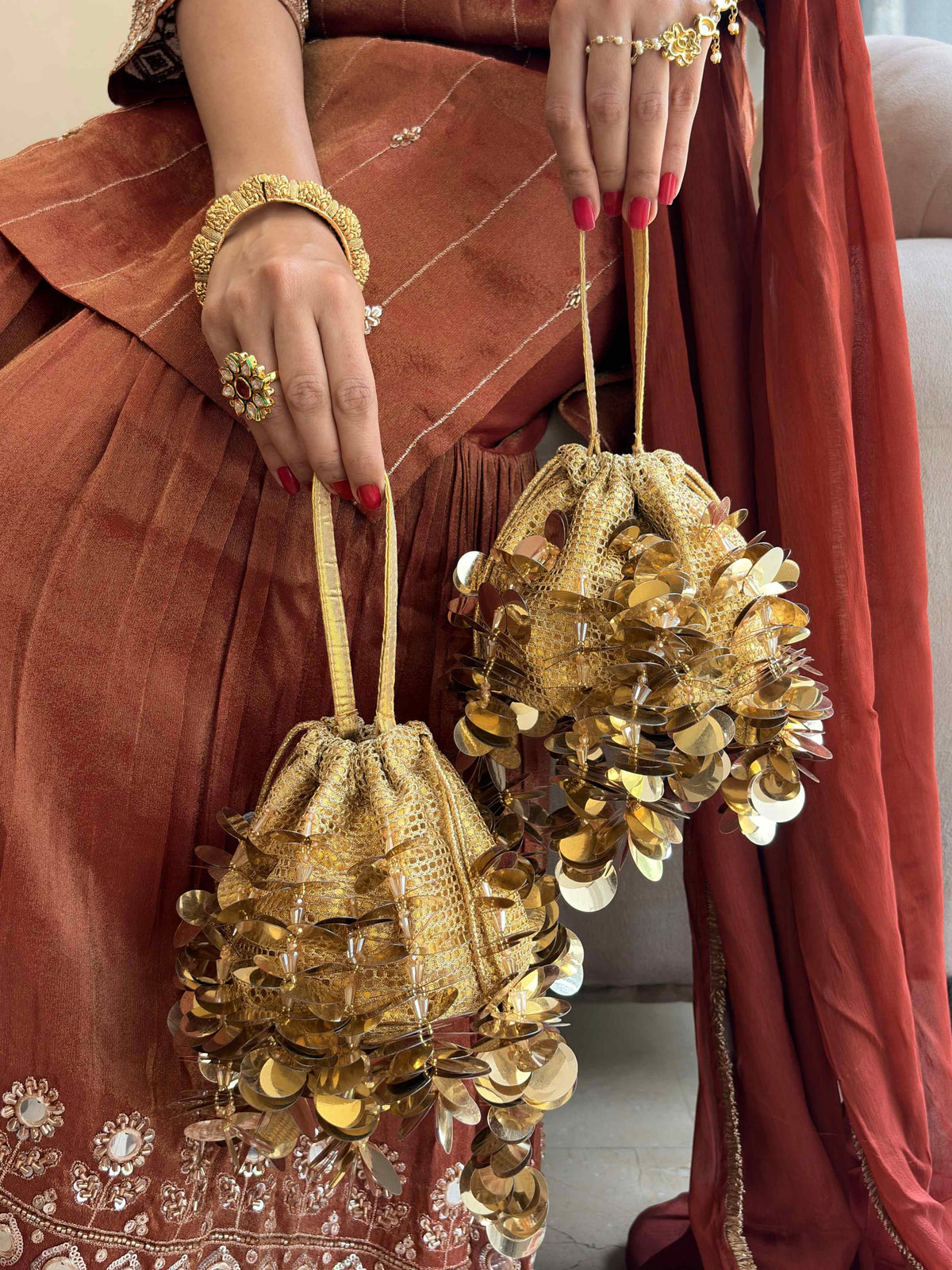 Gold Kaleera Potli