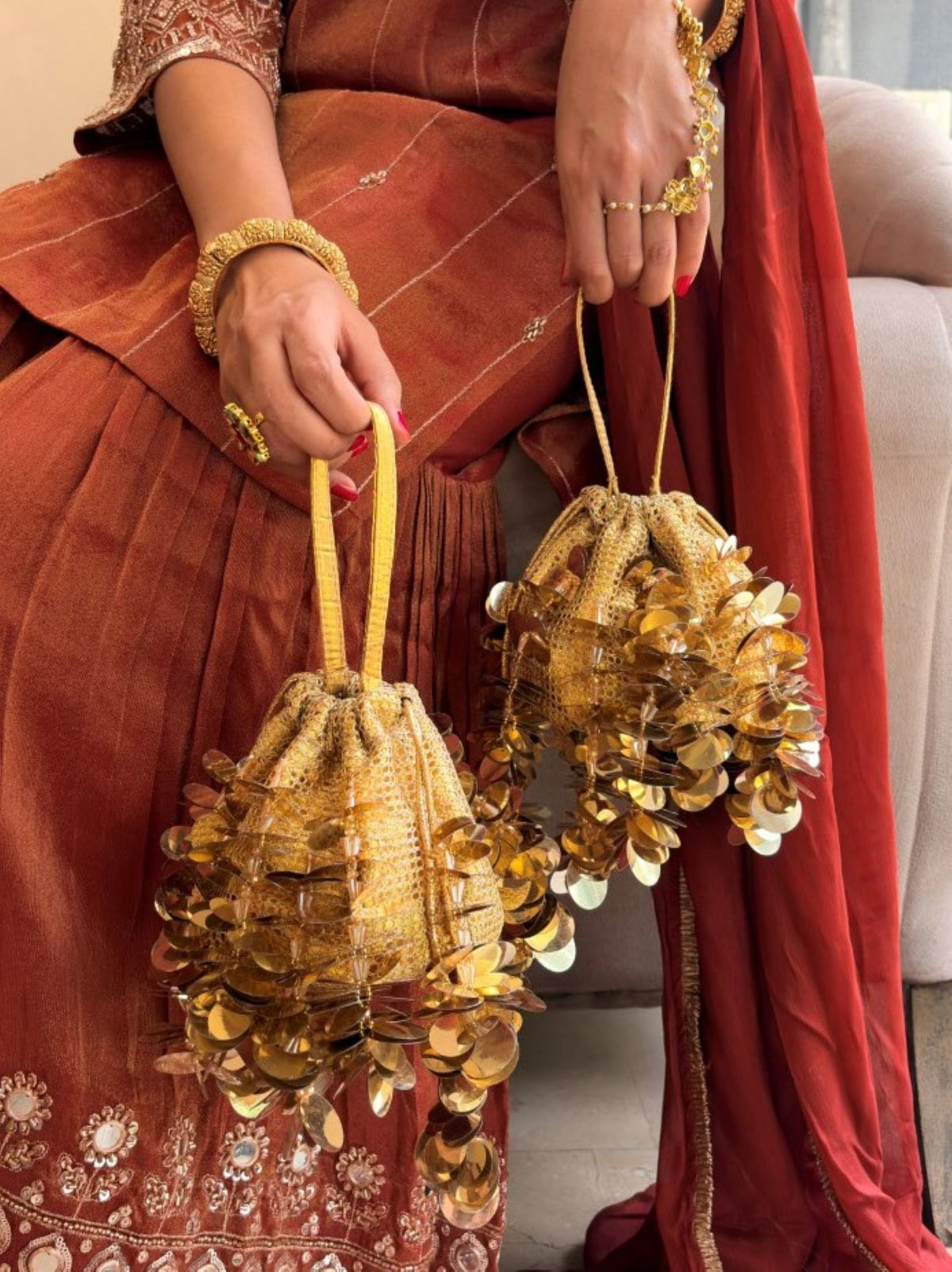 Gold Kaleera Potli
