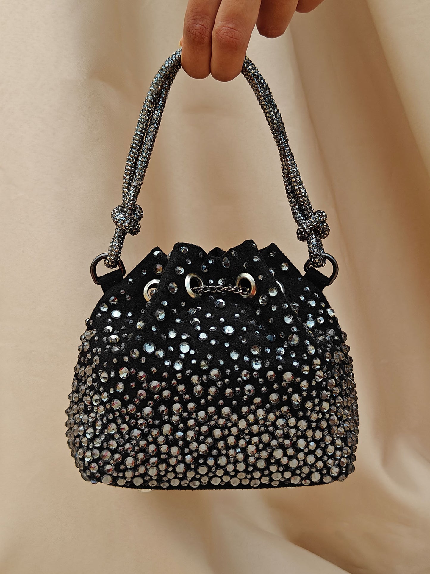 Micro Bucket Bag - Black