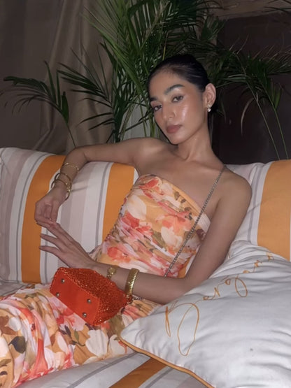 Micro Bucket Bag - Orange