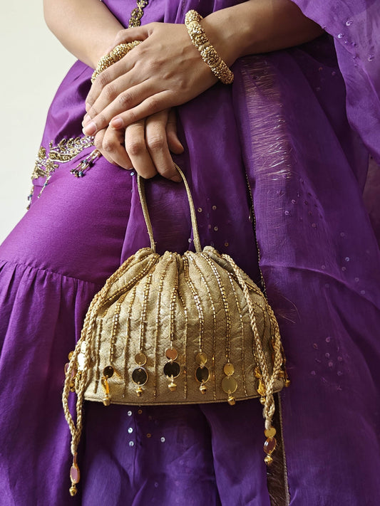 Mirror Dumpling Potli