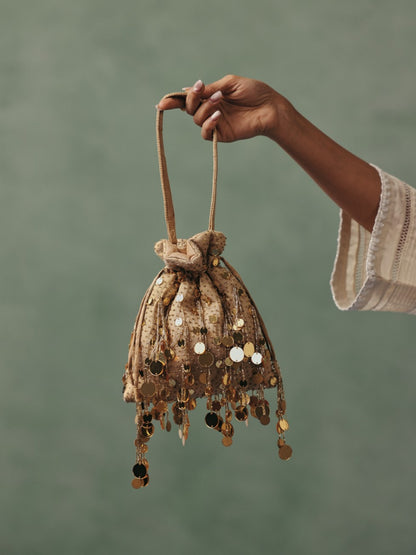 Mirror Potli - Gold