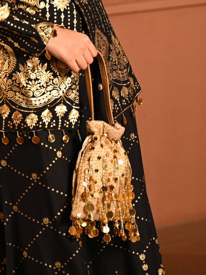 Mirror Potli - Gold