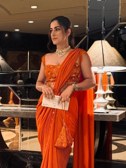 Delhi Wristlet - Orange