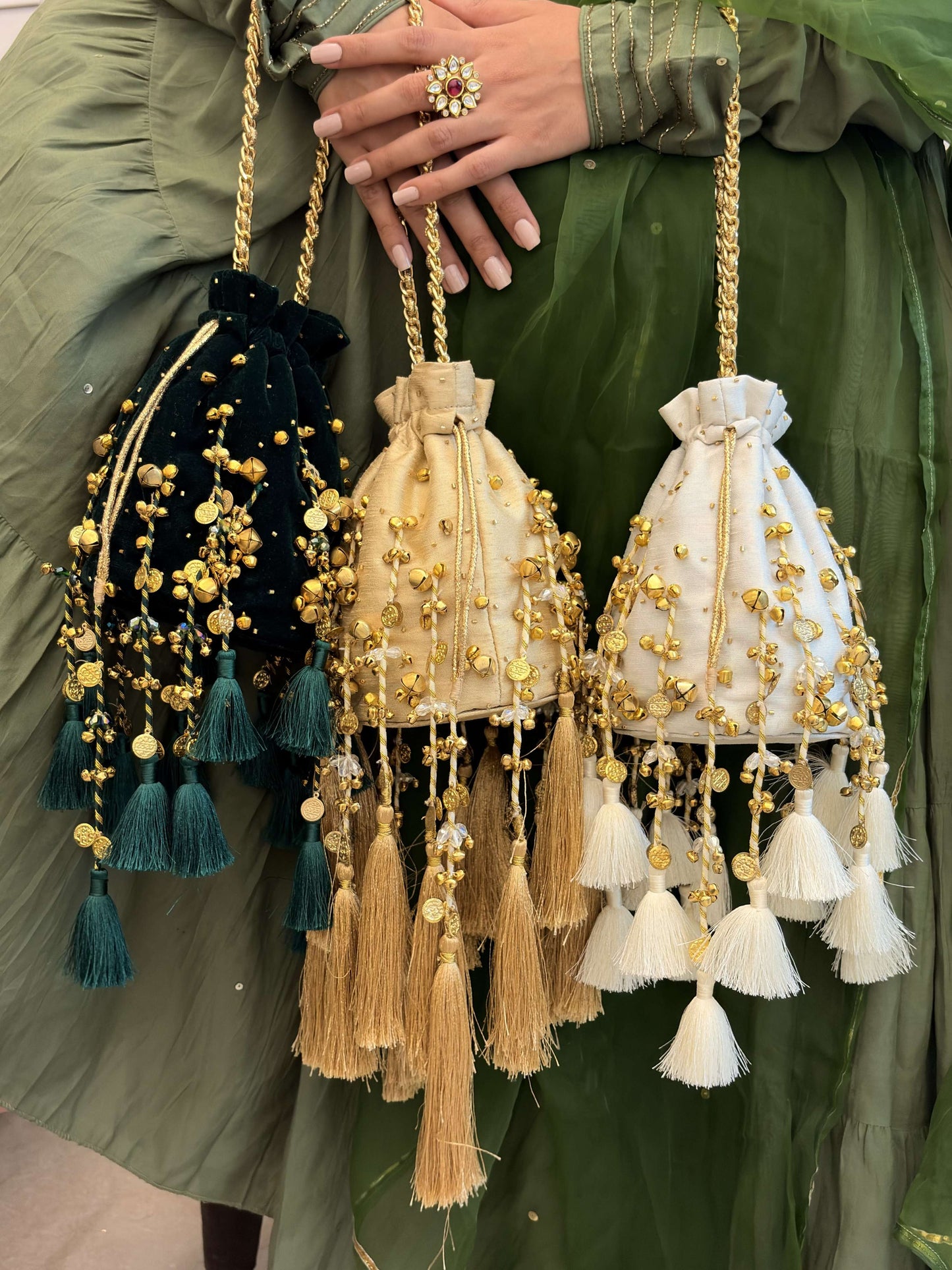 Tassel Potli Bundle set of 3
