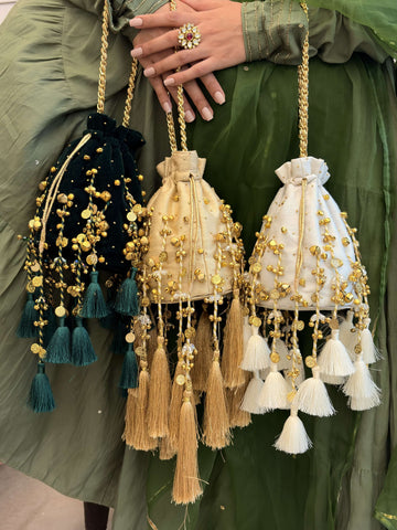 Tassel Potli Bundle set of 3