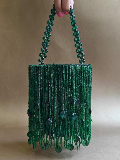 Shimmy Bag - Bottle Green