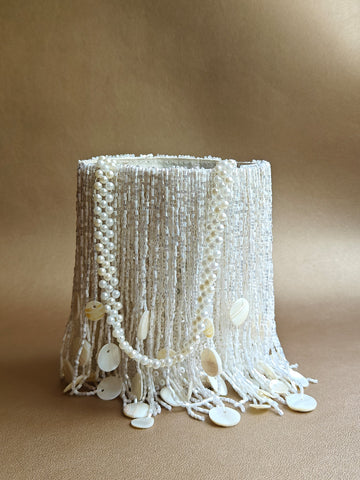 Shimmy Bag - Pearl White