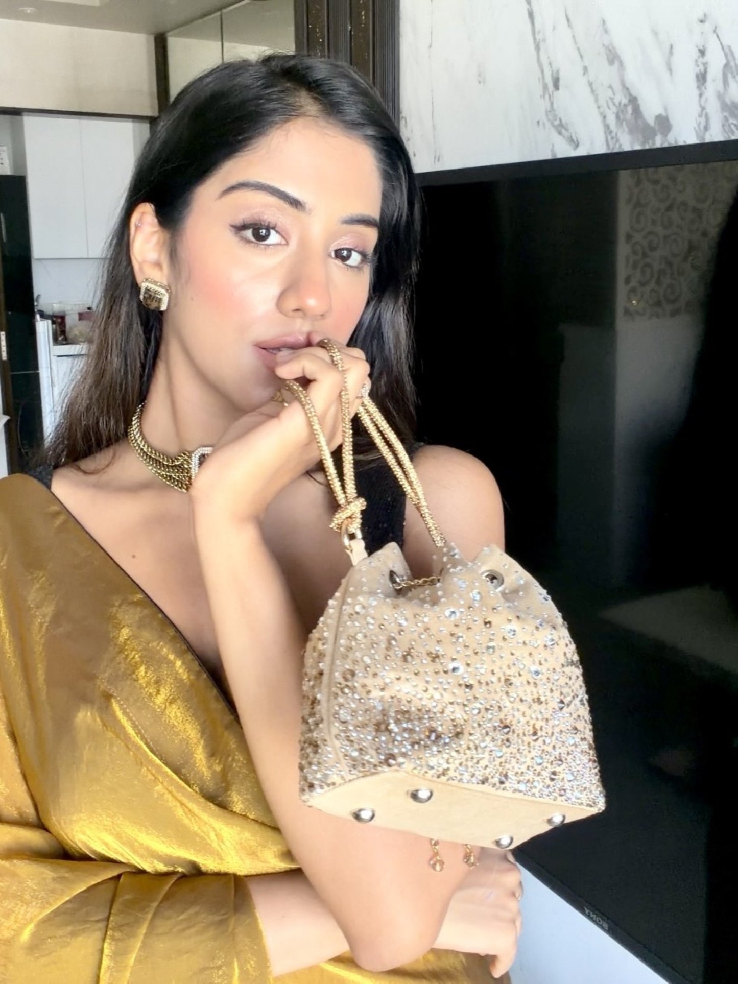 Starlit Bucket Bag