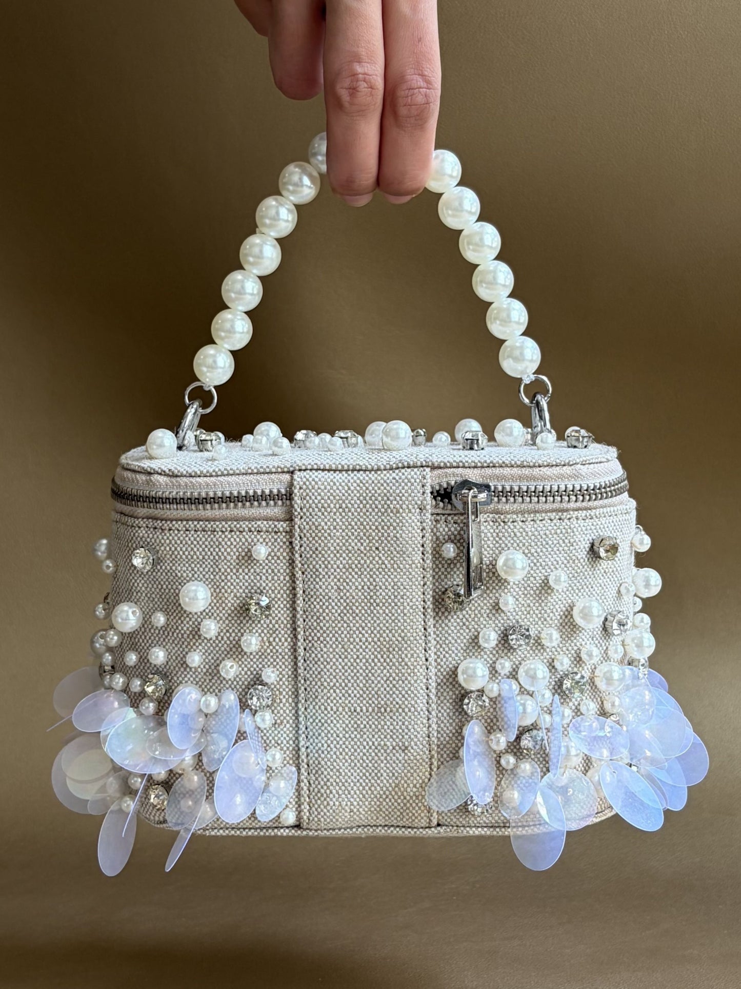 Jute Vanity Bag