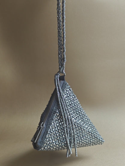 Delhi Wristlet - Gunmetal